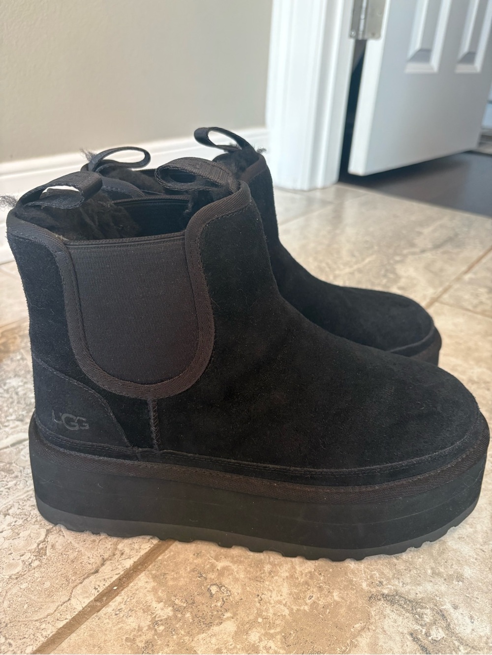 UGG Black Mini Platform Boot